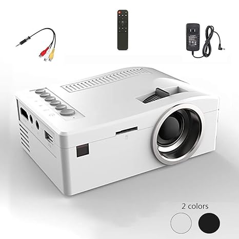 WOWOGA Mini proyector, Lente de Enfoque LED HD Proyector ...