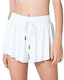 AIOIC Girls Butterfly Shorts Kids Flowy Shorts
