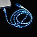 Lightning Cable, Bambud Flowing LED Light Up iPhone Charger Cable 3 ft USB A to Lightning Sync and Charging iPhone Cable Cord for iPhone X/8/8Plus/7/7 Plus/6s/6s Plus/6/6 Plus/5s/5c/5/iPad/iPod