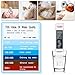 PH Meter, TDS Meter Digital EC&Temperature Test Meter 4 in 1 Set for Indoor, Pool and Aquarium Swimming