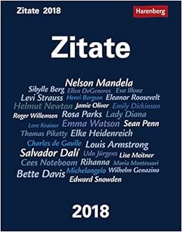 Zitate Kalender 2018 Amazonde Berthold Budde Bücher