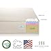 Brentwood Home 7-Inch Gel HD Memory Foam Mattress, Natural Wool Sleep Surface and Bamboo Cover, Twin
