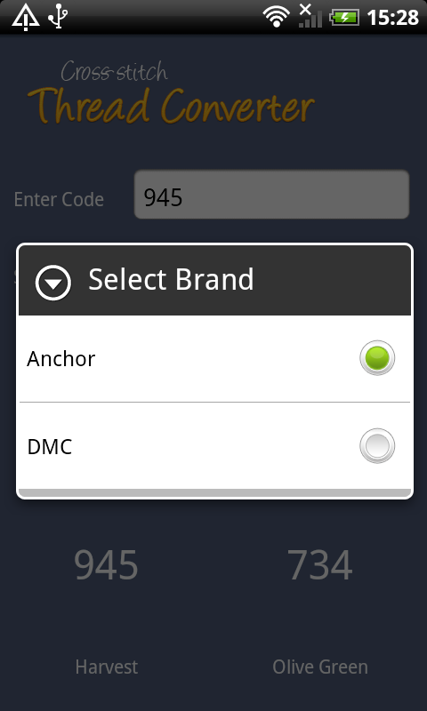 Cross-stitch Thread Converter