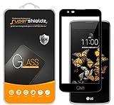LG Escape 3 Tempered Glass Screen Protector, [Full Screen Coverage] Supershieldz, Anti-Scratch, Anti-Fingerprint, Bubble Free (Black)