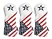 USA 3, 5, X Headcover Patriot Golf Vintage Retro Patriotic Fairway Wood Head Cover Fits All Modern Fairway Wood Clubs