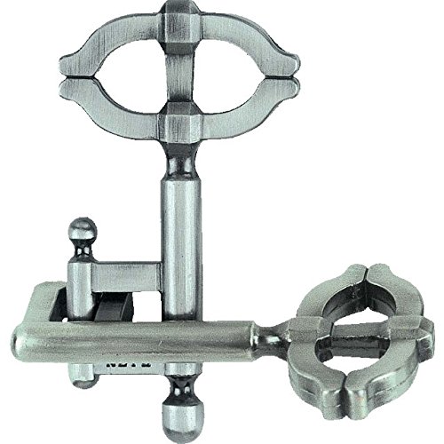 KEY II Hanayama Cast Metal Brain Teaser Puzzle (Level 2)