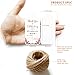 EFOXMOKO 100 White Tag 130lb (350gsm). Thank You for Celebrating with Us. We're so glad you're here. Rose Gold Foiling & 164ft Twine