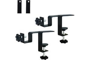 LAZTZQ Inside Integrated Blind Curtain Rod Bracket Set, 0.8-2.3 Inch Wide Track, Drill-Free Installation& Tool-Free, Includes Guide and Magnetic Curtain Buckle Black 2PCS(US Patent Application)