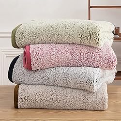 EMME Fuzzy Fleece Warm Blanket 50"x60" Throw Size