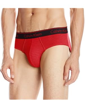 Calvin Klein Men's Linear Cotton Hip Brief