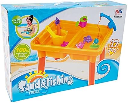 sand and water fishing table