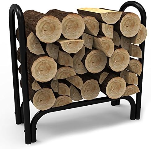 Regal Flame 28" Heavy Duty Firewood Shelter Log Rack for Fireplaces and Fire Pits to Enjoy a Real Fire or Complement Vent-Free, Propane, Gas, Gas Inserts, Ethanol, Electric, Indoor Outdoor Fireplaces