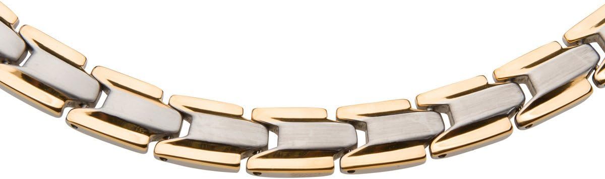 Elegant Titanium Magnetic Therapy Necklace Pain Relief for Neck Arthritis Migraine Headaches Shoulders and Back: Health & Personal Care