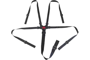 JEEONE High Chair Straps, Adjustable Buggy Straps Replacement,5 Point Buckle Design High Chair Straps Suitable Handcart, Pushchair, Dining Chair