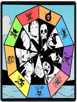 Innovation Personalized Fashion Design Custom Cartoon Anime One Piece Blanket Indoor and Outdoor Fleece Blanket Sofa Bedding Throw Blanket/Travel Blankets 58x80 Inches