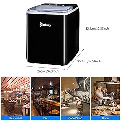 ZOKOP Ice Maker Machine Countertop,Portable