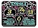 Chalkboard Style Baby Monthly Milestone Photo Prop 9 inch by 12 inch Metal Tin Sign with Holes to Hang - Customize with Liquid Chalk Markers (Not Included) HDG-1044