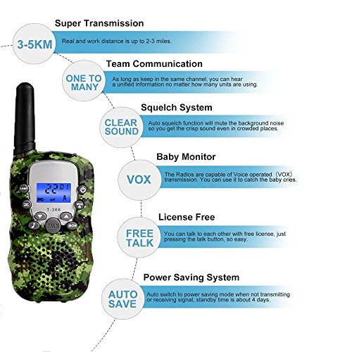 Toys for 3-12 Year Old Boy Girl, Kids Gift Walkie Talkie Gift for 3-12 Year Old Boy Girl Birhthday Gift for Boy Girl Age 3-10 - Thumbnail 4