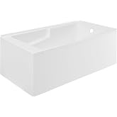 Swiss Madison Claire 60" x 32" Right-Hand Drain Drain Alcove Tub with Corner Apron