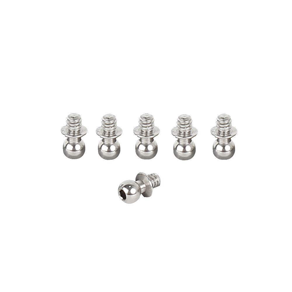 OMPHOBBY M1 Helicopter Parts Ball Joint Screw Set 6pcs φ2.5*L4.9mm Screw Thread: M1.6 OSHM1061 Original Replacement for OMP HOBBY M1 RC Helicopters Accessories Spare Part