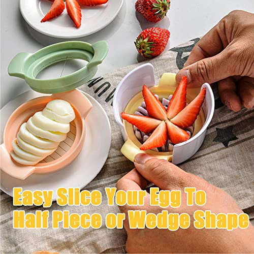 Egg Slicer, Strawberry Slicer Divider, JAKENHAM 3in1 Hard Boiled Egg