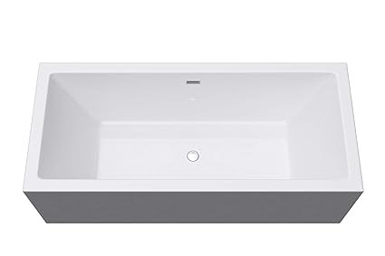 Freistehende Badewanne 180x80x58cm Weiß Sanitäracryl Standbadewanne Mai & Mai V509OA