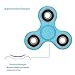 SCIONE New Crack Fidget Spinner 6 Pack ADHD Stress Relief Anxiety Toys Best Autism Fidgets Hand Spinners for Adults Children Finger Toy with Bearing Focus Fidgeting Restless Tri-Spinner