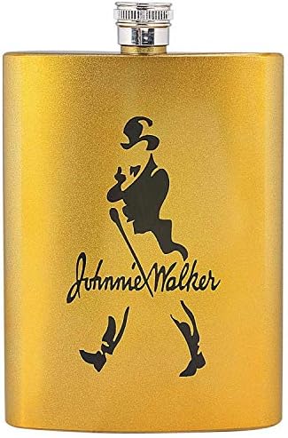 Jonquin Series Stainless Steel Hip Flask, 8 Oz, Gold