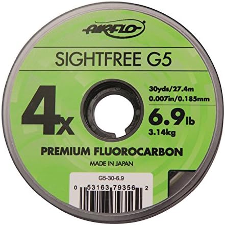 Airflo Sightfree G5 Premium Fly Fishing Fluorocarbon - 110 yard Various Sizes