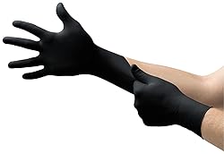 Microflex MK-296 Black Disposable Nitrile