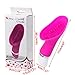 Zoohuu Tongue Vibrant Oral Tongue Simulator Stimulator, Waterproof 30-Frequency Vibration Wand, Multi Speed Wireless Sucking Simulator,Pink
