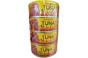 Dongwon Ultra Spicy Tuna 불참치 – Korea’s Hottest Canned Tuna in Fiery Chili Sauce, 90g x 4 Cans, Product of Korea I DAHLORE