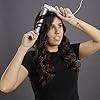 INFINITIPRO BY CONAIR Perfect Angle Curling Wand; 1 1/4-inch to 1-inch Curling Wand; Adjustable Barrel Locks Into 3 Positions