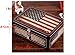 Retro Vintage American Flag Decorative Storage Box with Lock Cash Jewelry Storage Box, Metal