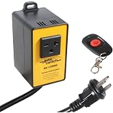O'SKOOL 220V Wireless Remote Control Dust Collector Starter Outlet Switch (Battery Included)