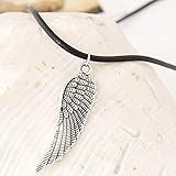 Pretty Show Black Cord Rope Choker Metal Pendant Necklace