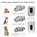 I-pure items Dog Nail Grinder, Electric Dog Nail Trimmer Clipper, Pet Nail Grinder for Dogs Grooming Kit, Rechargeable Painless Cat Paws File Grooming &Smoothing for Small Medium Large Dogs (Grey)