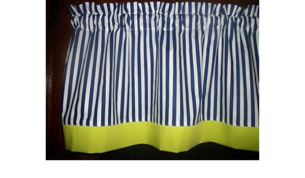 Amazon Com Navy Blue Lime Green White Chartreuse Striped Nautical