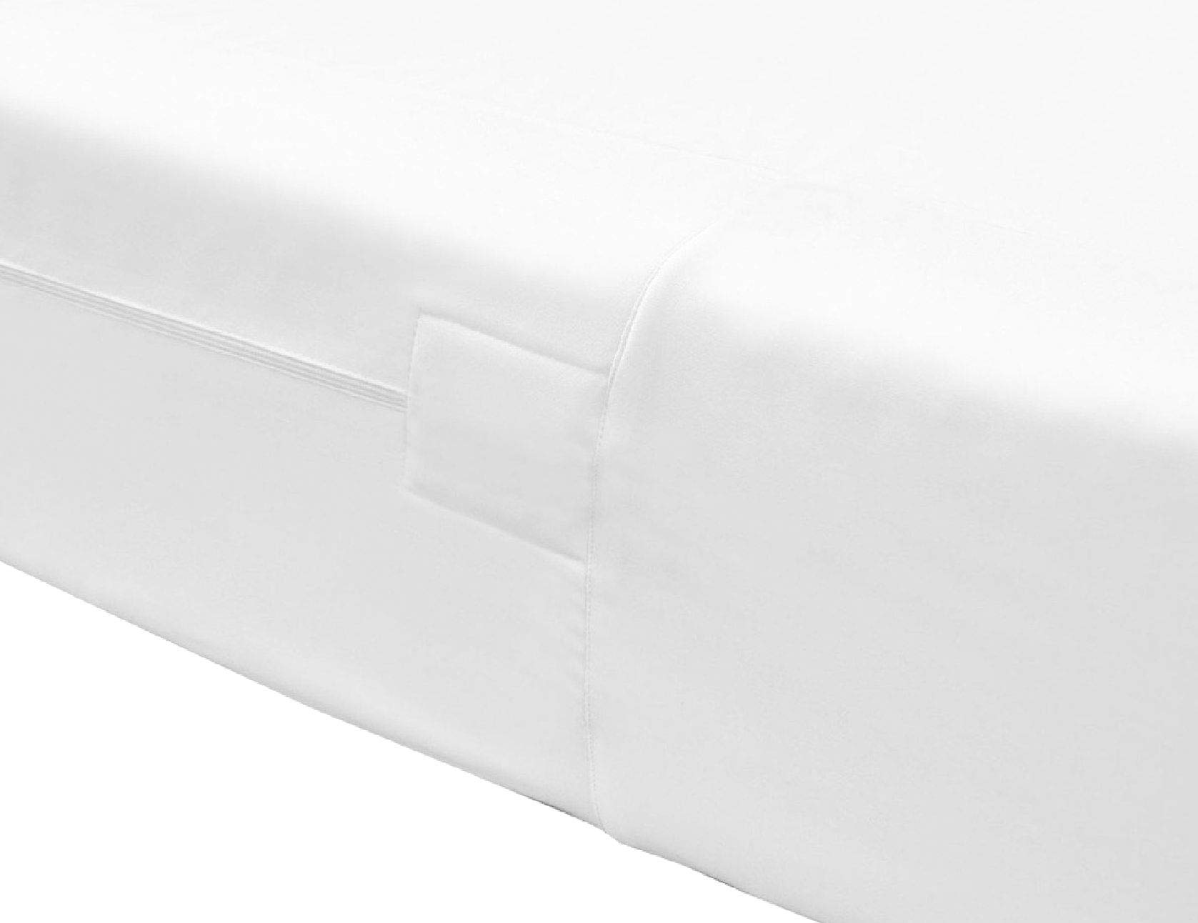 The House of Emily Fully Enclosed Encased Waterproof Mattress Encasement Protector Cover 12" Deep Zip Closure (Single)