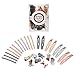 L. Erickson Deluxe Clip & Go Hair Clip Set - Gold/Silver/Rose Gold/Gunmetal