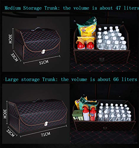 BingooPan Trunk Organizer for Car Organizers and Storage Trunk Organizer Collapsible (Large)