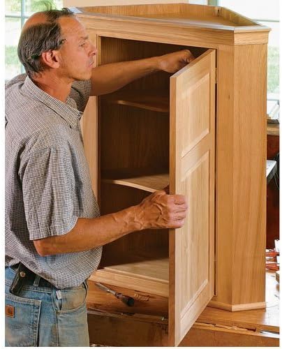 Amazon Com Fine Woodworking Plan 11065 Corner Cabinet Home