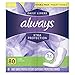 Always Anti-Bunch Xtra Protection, Panty Liners For Women, Light Absorbency, Long Length, Leakguard + Rapiddry, Unsented, 80 Count