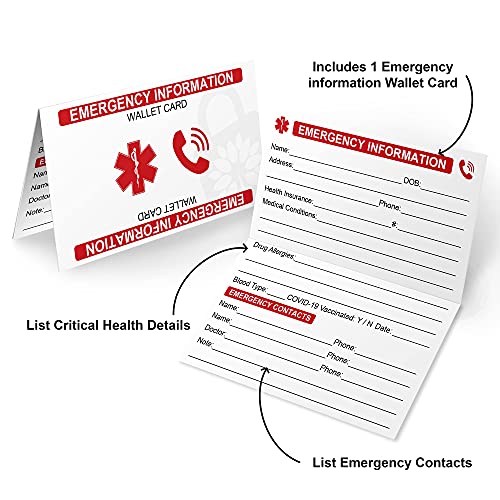 Personal emergency information recorder guided family emergency