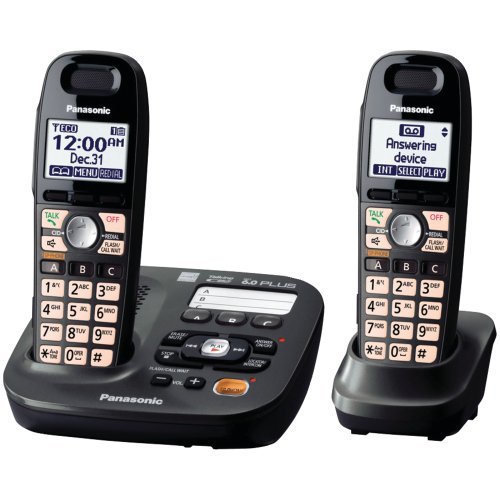 Panasonic-DECT-60-Amplified-Sound-Cordless-Phone-with-Answering-System-Metallic-Black