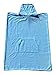 COR Surf Poncho Changing Towel Robe with Hood and Front Pocket | Thick Quick Dry Microfiber Wetsuit Poncho Towel for Surfing Beach Pool Swim (Large, Light Blue)
