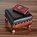 Fun Express Wood and Faux Leather Small Foot Stool