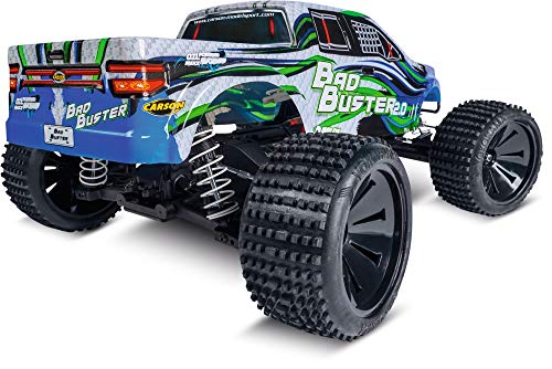 Carson 1:10 Bad Buster 2.0 4WD X10 2.4G 100%RTR, Ferngesteuertes Auto, RC-Fahrzeug, inkl. Batterien und Fernsteuerung, 2… – Bild 5