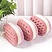 KECUCO 3 Pack Soft Bath Sponge for Women, Men, Kids, 100% Fiber Sponge Gentle & Soothing Body Sponge, Colourful & Extra Large Size with Fine, Soft, Rich Foam (Children)