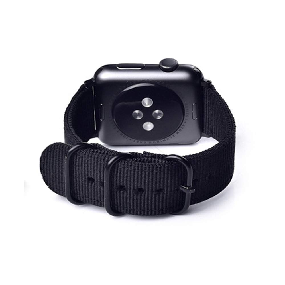 22mm Universal Ballistic Watch Band, CNYMANY Nylon Canvas Woven Loop Replacement Strap Wristband Buckle Fastener Adjustable Closure for Smart-Watch ...